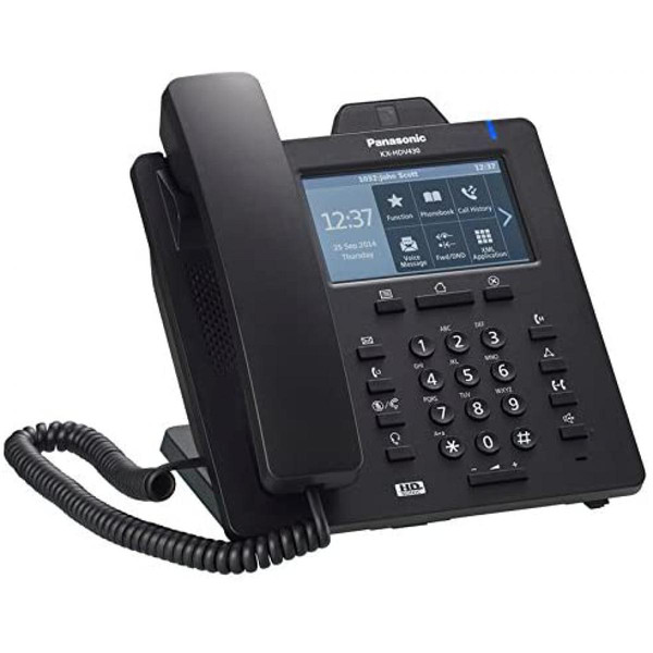 Téléphone fixe sans fil Panasonic telephone avec caméra vidéo et écran tactile noir
