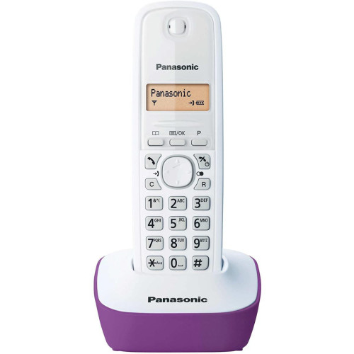 Panasonic - telephone solo sans fil DECT sans répondeur Pourpre blanc - Téléphonie Panasonic - Rasage Electrique