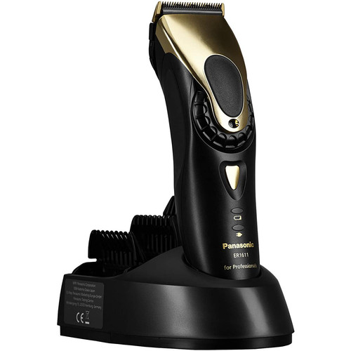 Panasonic - tondeuse électrique professionnelle à cheveux et barbe rechargeable or noir - Epilation & rasage