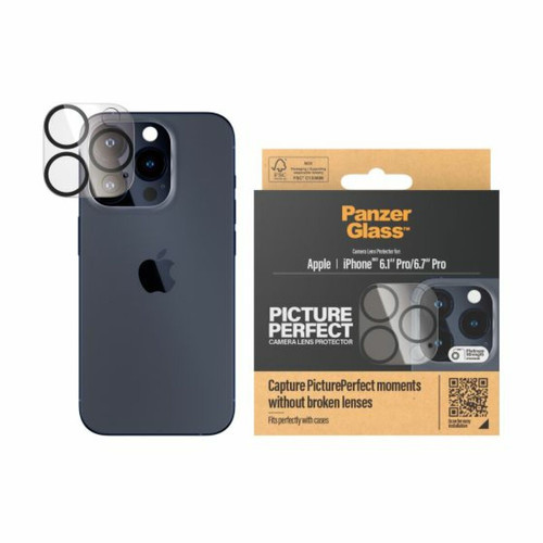 Panzerglass Panzer Glass Protection Caméra pour iPhone 15 Pro/15 Pro Max PicturePerfect Transparent