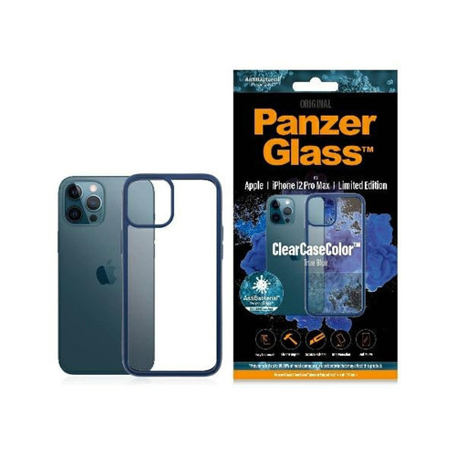 Panzerglass - panzerglass coque transparent iphone 12 pro max true blue ab Panzerglass  - Marchand Zoomici