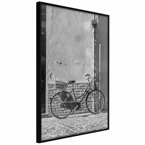 Paris Prix - Affiche Murale Encadrée Bicycle with Black Tires 20 x 30 cm Noir Paris Prix  - Décoration
