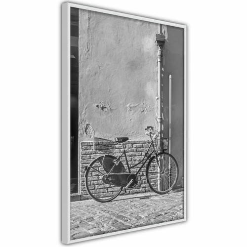 Paris Prix - Affiche Murale Encadrée Bicycle with Black Tires 20 x 30 cm Blanc Paris Prix  - Affiches, posters