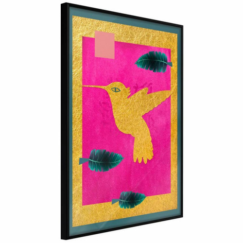 Paris Prix - Affiche Murale Encadrée Native American Hummingbird 40 x 60 cm Noir Paris Prix  - Paris Prix