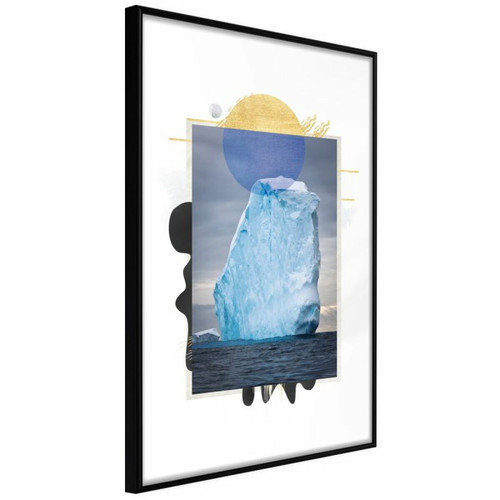 Paris Prix - Affiche Murale Encadrée Tip of the Iceberg 30 x 45 cm Noir Paris Prix  - Décoration