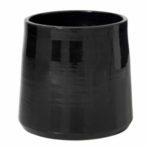 Paris Prix - Cache Pot en Céramique Tolga 28cm Noir Paris Prix  - Pots, cache-pots