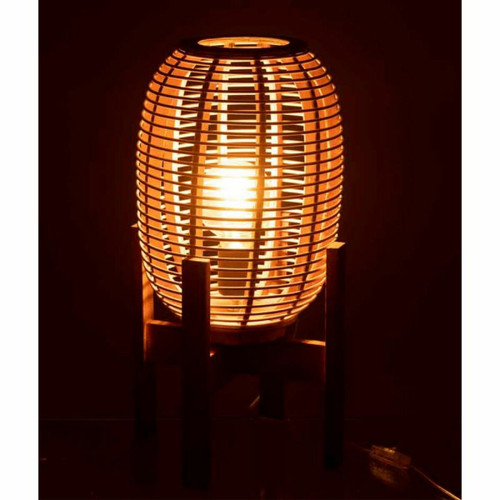 Paris Prix Lampe à Poser en Bambou Noa 54cm Naturel