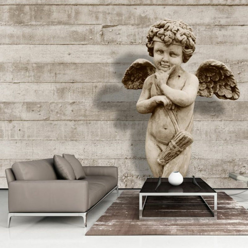 Paris Prix - Papier Peint Angelic Face 105 x 150 cm Paris Prix  - Revêtement sol & mur