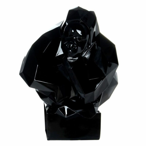 Paris Prix - Statue Design Sculpture Kenya 50cm Noir Paris Prix  - Bonnes affaires Décoration