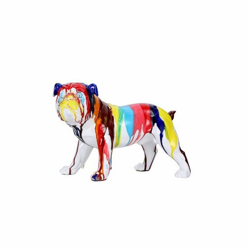 Paris Prix - Statuette Déco Bulldog 40cm Multicolore Paris Prix  - Bulldog decoration