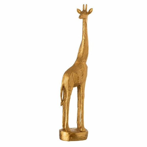 Statues Paris Prix Statuette Déco Girafe Savane 64cm Or