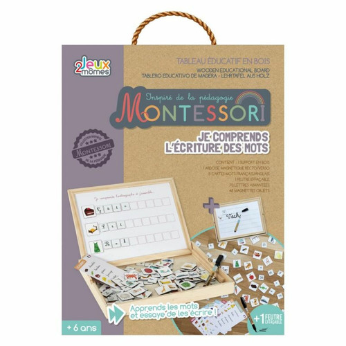 Paris Prix - Tableau Éducatif Lettres Montessori 29cm Multicolore Paris Prix  - Multimédia Paris Prix