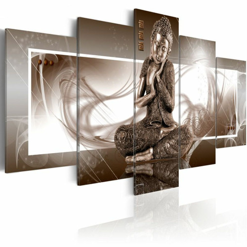 Paris Prix - Tableau Imprimé Bouddha Méditant 100 x 200 cm Paris Prix  - Tableaux, peintures