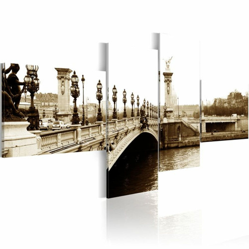Paris Prix - Tableau Imprimé Pont Alexandre III à Paris 45 x 100 cm Paris Prix  - Décoration