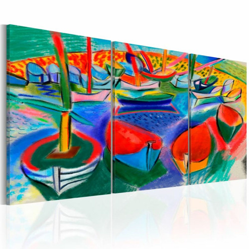 Paris Prix - Tableau Imprimé Sea of Colours 30 x 60 cm Paris Prix  - Tableau paysage Tableaux, peintures