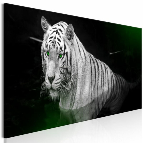 Paris Prix - Tableau Imprimé Shining Tiger Green Narrow 50 x 150 cm Paris Prix  - Paris Prix