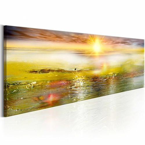 Paris Prix - Tableau Imprimé Sunny Sea 45 x 135 cm Paris Prix  - Tableau paysage Tableaux, peintures