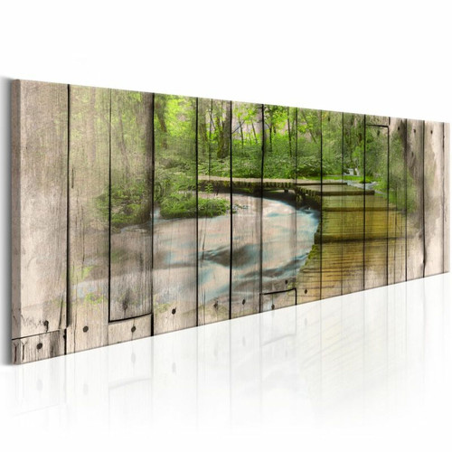 Tableaux, peintures Paris Prix Tableau Imprimé The River of Memories 45 x 135 cm