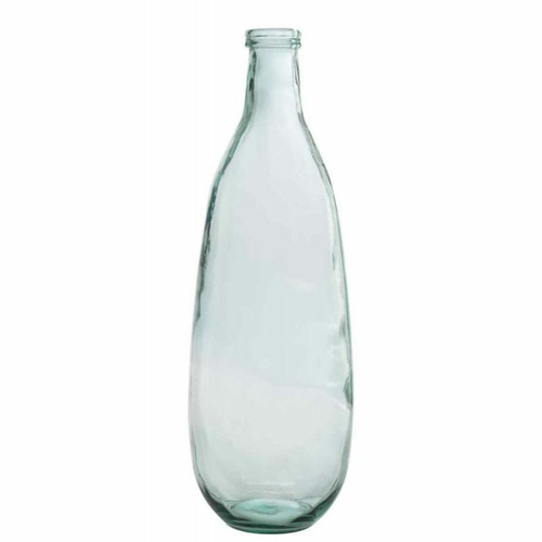 Paris Prix - Vase Design en Verre Bouteille 75cm Transparent Paris Prix  - Vases Transparent