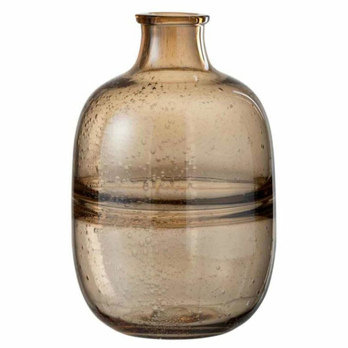 Vases Paris Prix Vase Rond Design Nervures 29cm Ambre