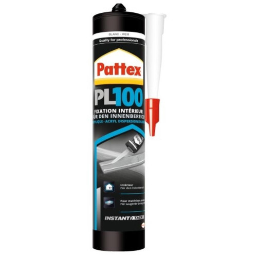 Pattex - Colle Pattex PL100 380 g Pattex  - Fixation Pattex