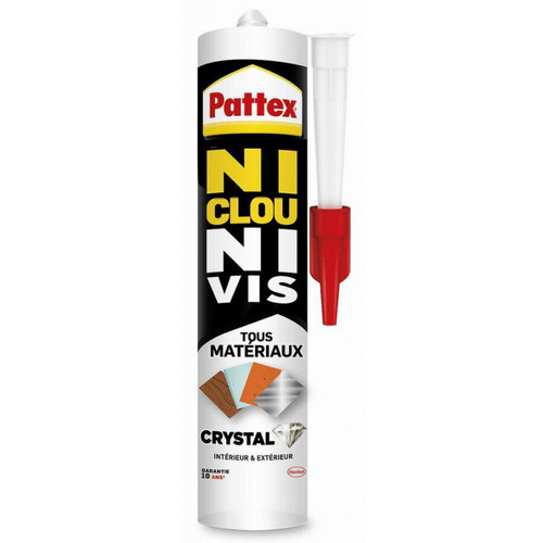 Pattex - Colle NCNV Crystal tout matériaux PATTEX - cartouche 290g - 2449609 Pattex  - Outillage à main