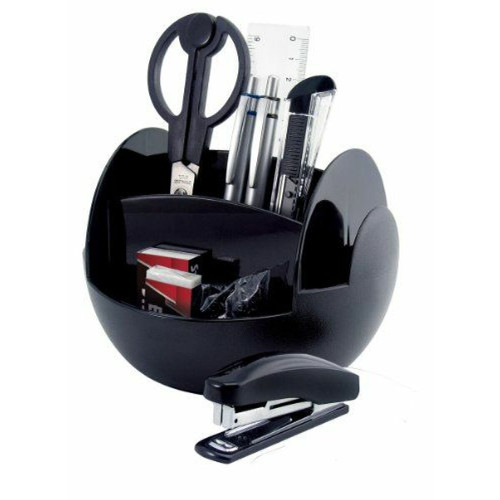 Pavo - Pavo Pot multifonctions rotatif 6 cases livré avec 9 produits diamètre 15 cm hauteur 11 cm Noir Pavo  - ASD