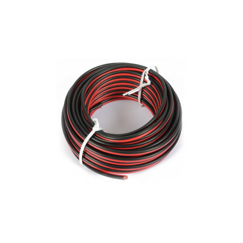 Accessoires enceintes Pd Connex Câble universel, noir / rouge 10 m 2x 0,75 mm