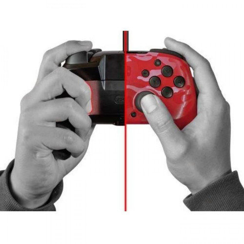 Manettes Switch PDP Afterglow Manette Filaire Camouflage Rouge Pour Nintendo Switch - Licence Officielle - Port Jack Audio