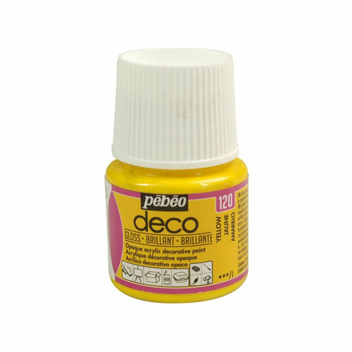 Pebeo - Peinture acrylique opaque brillante - Noir profond - 45 ml Pebeo  - ASD
