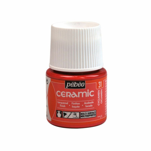 Pebeo - Peinture céramique et multi-surfaces - Rouge - 45 ml Pebeo  - Peinture à l'huile