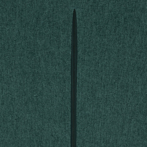 Canapés Chauffeuse, canapé avec 1 place en tissu coloris vert cèdre et bois - L. 65 x P. 71 x H. 68 cm