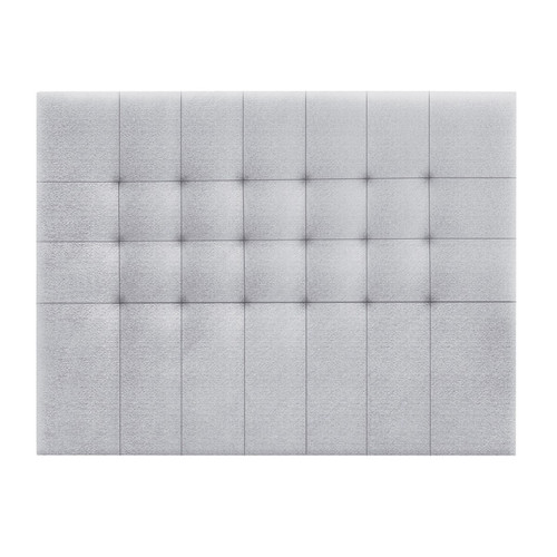 Pegane - Tête de lit en tissu coloris gris - longueur 160 x profondeur 4 x hauteur 120 cm Pegane  - Têtes de lit