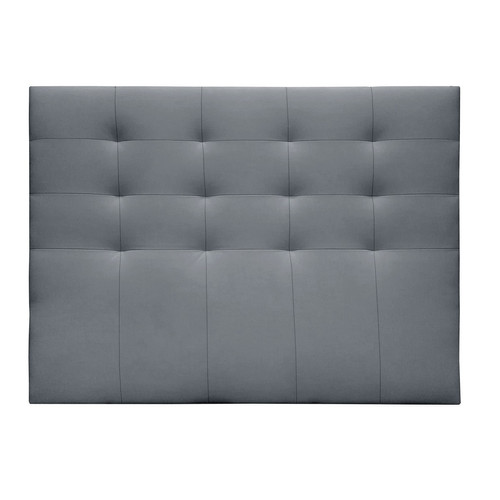 Pegane - Tête de lit en simili-cuir coloris gris - longueur 160 x profondeur 4 x hauteur 120 cm Pegane  - Têtes de lit