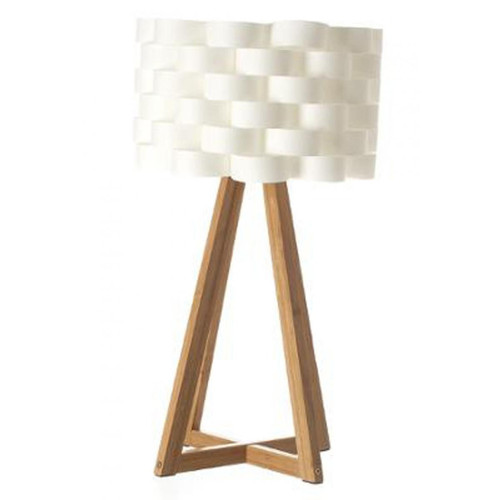 Pegane - Lampe à poser en bambou - Dim : H. 55,5 x D. 30 cm Pegane  - Luminaires Pegane