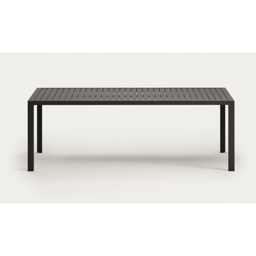 Pegane - Table de jardin en aluminium finition grise - longueur 220 x profondeur 100 x hauteur 75  cm Pegane  - Table de jardinage en hauteur