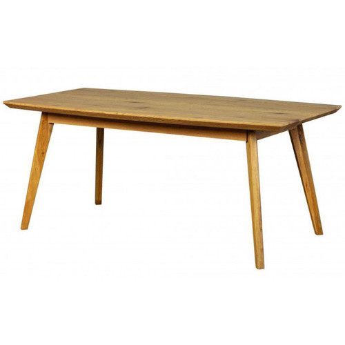Pegane - Table de salle à manger en bois finition chêne clair - L.180 x H.76 x P.90 cm -PEGANE- Pegane  - Tables à manger