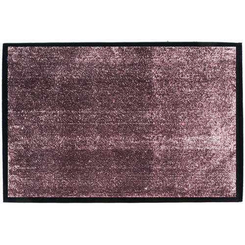 Pegane - Tapis anti-poussière en Microfibre coloris Chocolat  -  Largeur 60 x Longueur 90 cm Pegane - Maison Marron noir