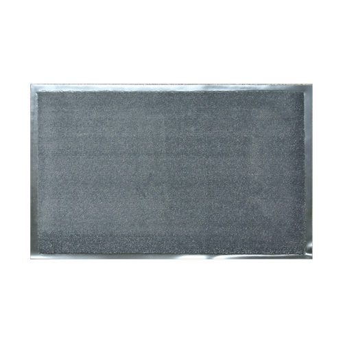Pegane - Tapis anti-poussière tonic en Polypropylène coloris Acier  -  Largeur 60 x Longueur 90 cm Pegane  - Décoration Acier
