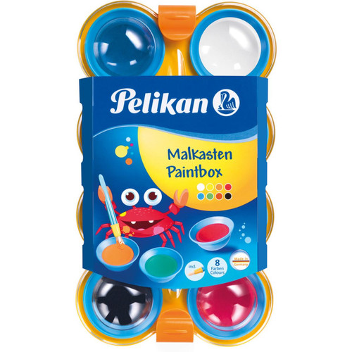 Pelikan - Pelikan Boîte de peinture pour enfants, 8 couleurs () Pelikan  - Pelikan