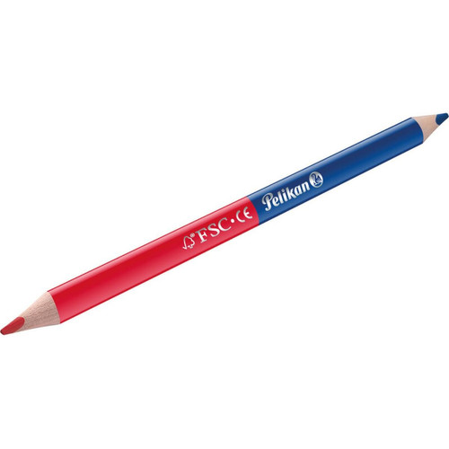 Pelikan - Pelikan Crayon bicolore gros, rouge/bleu () Pelikan  - Bricolage et jardinage