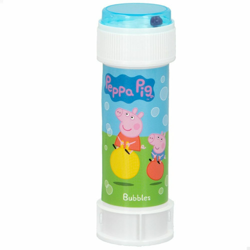 Jeux de récréation Pompe à bulle Peppa Pig 60 ml 3,7 x 11,5 x 3,7 cm (216 Unités)