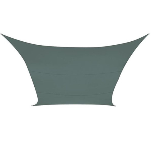 Perel - Voile solaire - rectangle - 4 x 3m - couleur : gris vert Perel  - Mobilier de jardin