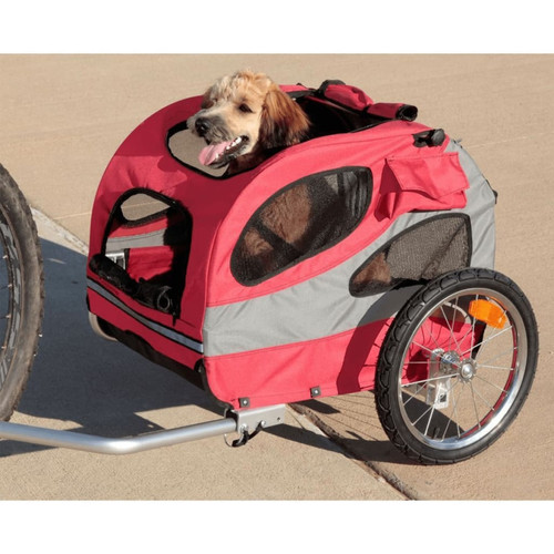 Petsafe - PetSafe Remorque de vélo pour chien Happy Ride M Rouge Petsafe  - Remorque velo pour chien