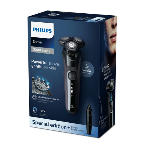 Philips - Philips SHAVER Series 5000 S5588/26 rasoir pour homme Rasoir rotatif Tondeuse Noir Philips  - Appareil soin du visage Philips
