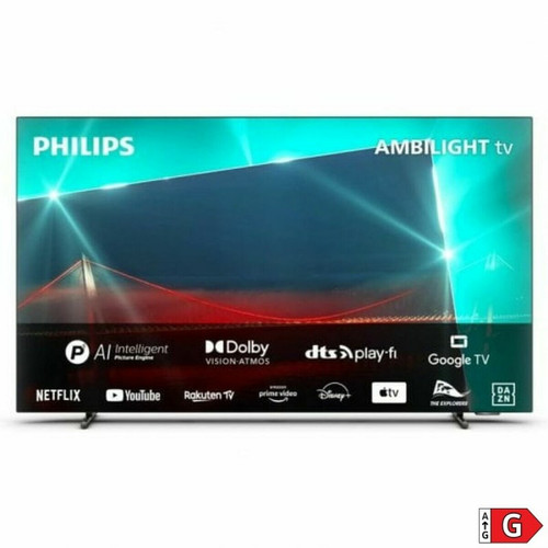 TV 56'' à 65'' TV intelligente Philips 65OLED718 65" 4K Ultra HD HDR OLED AMD FreeSync