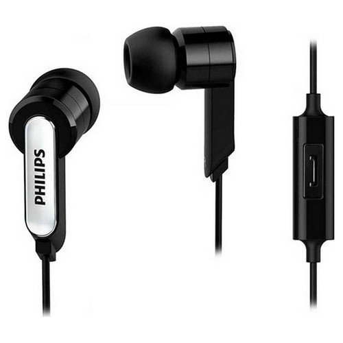 Philips - Casques avec Microphone Philips Noir Silicone - Philips