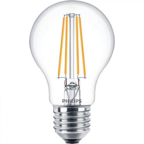 Philips - Lot de 3 ampoules LED filament PHILIPS standard E27 60W Philips  - Ampoules