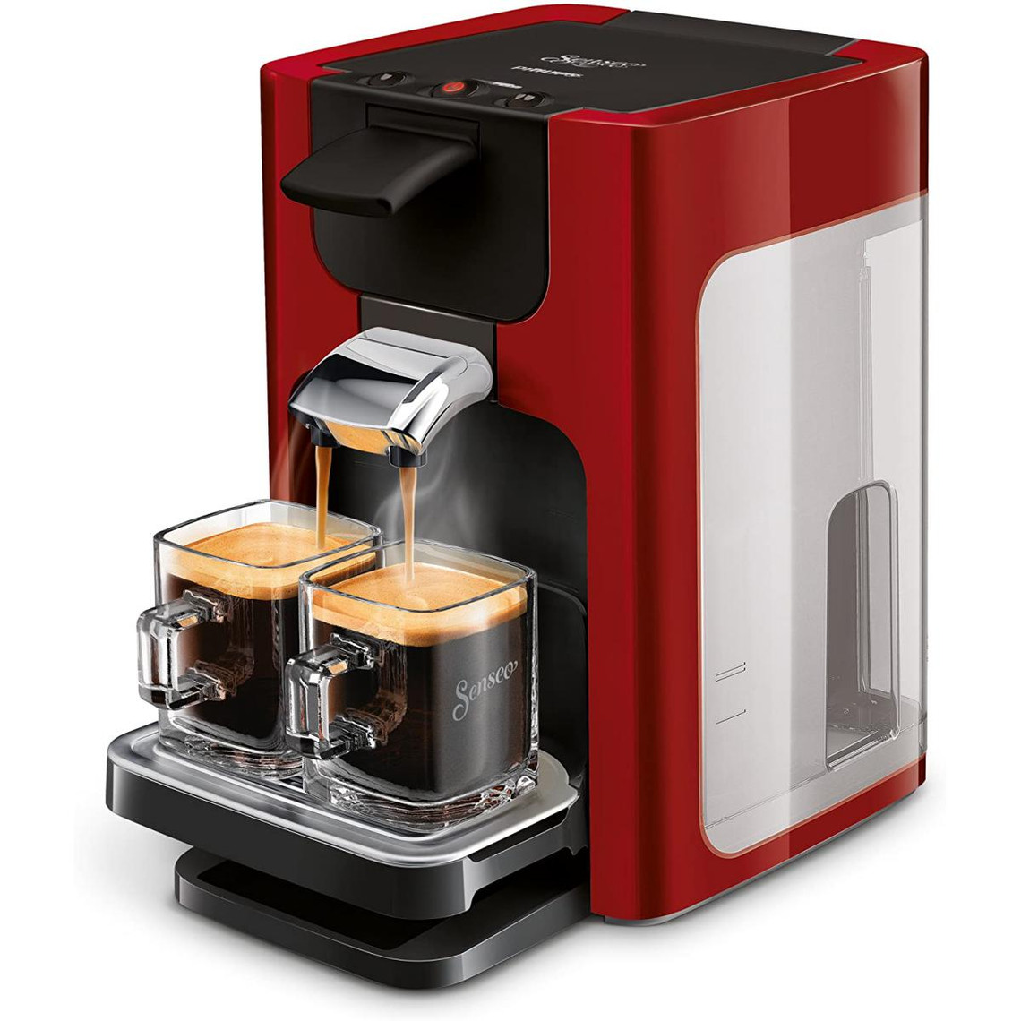 Philips machine à café autonome en capsules de 1,2L 1045W rouge noir