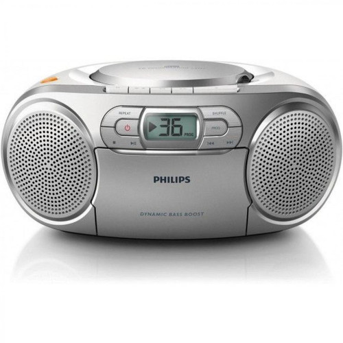 Philips - Radio cassette cd portable silver - az127/12 - PHILIPS - Radio